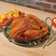 Popeyes whole Cajun Style Turkey with sides